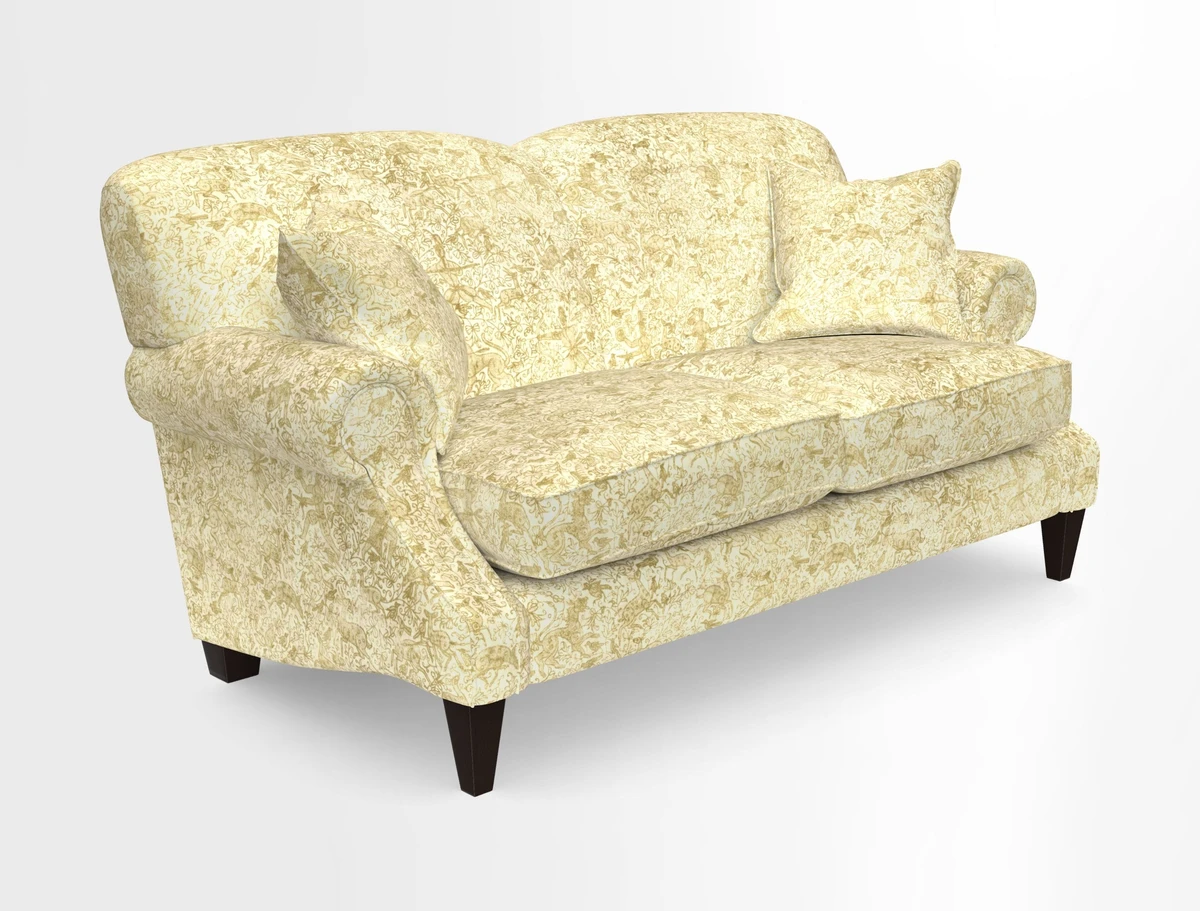Tangmere 2.5 Seater Sofa in Floral Linen L'Oiseaux Tapestry 