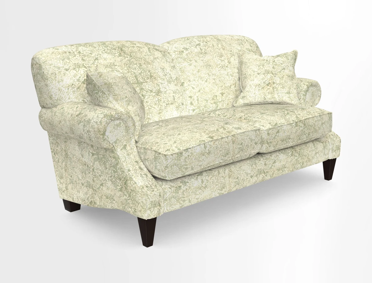 Tangmere 2.5 Seater Sofa in Floral Linen L'Oiseaux Tapestry 