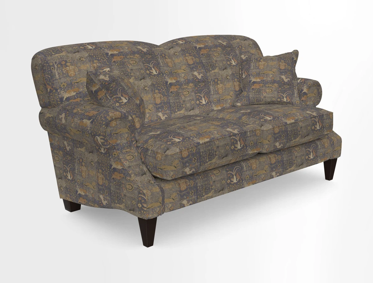 Tangmere 2.5 Seater Sofa in Floral Linen L'Oiseaux Tapestry 