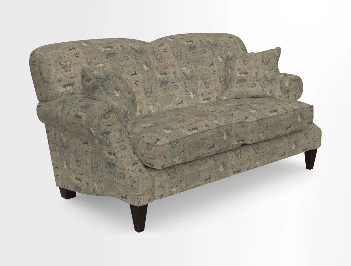 Tangmere 2.5 Seater Sofa in Floral Linen L'Oiseaux Tapestry 