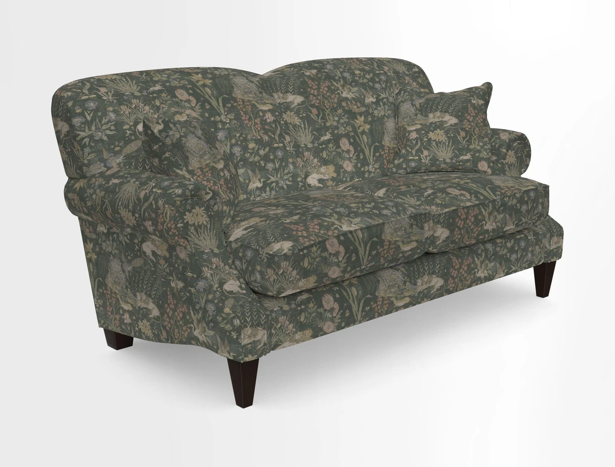 Tangmere 2.5 Seater Sofa in Floral Linen L'Oiseaux Tapestry 