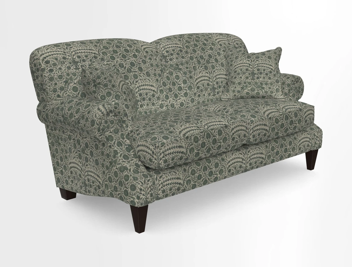 Tangmere 2.5 Seater Sofa in Floral Linen L'Oiseaux Tapestry 