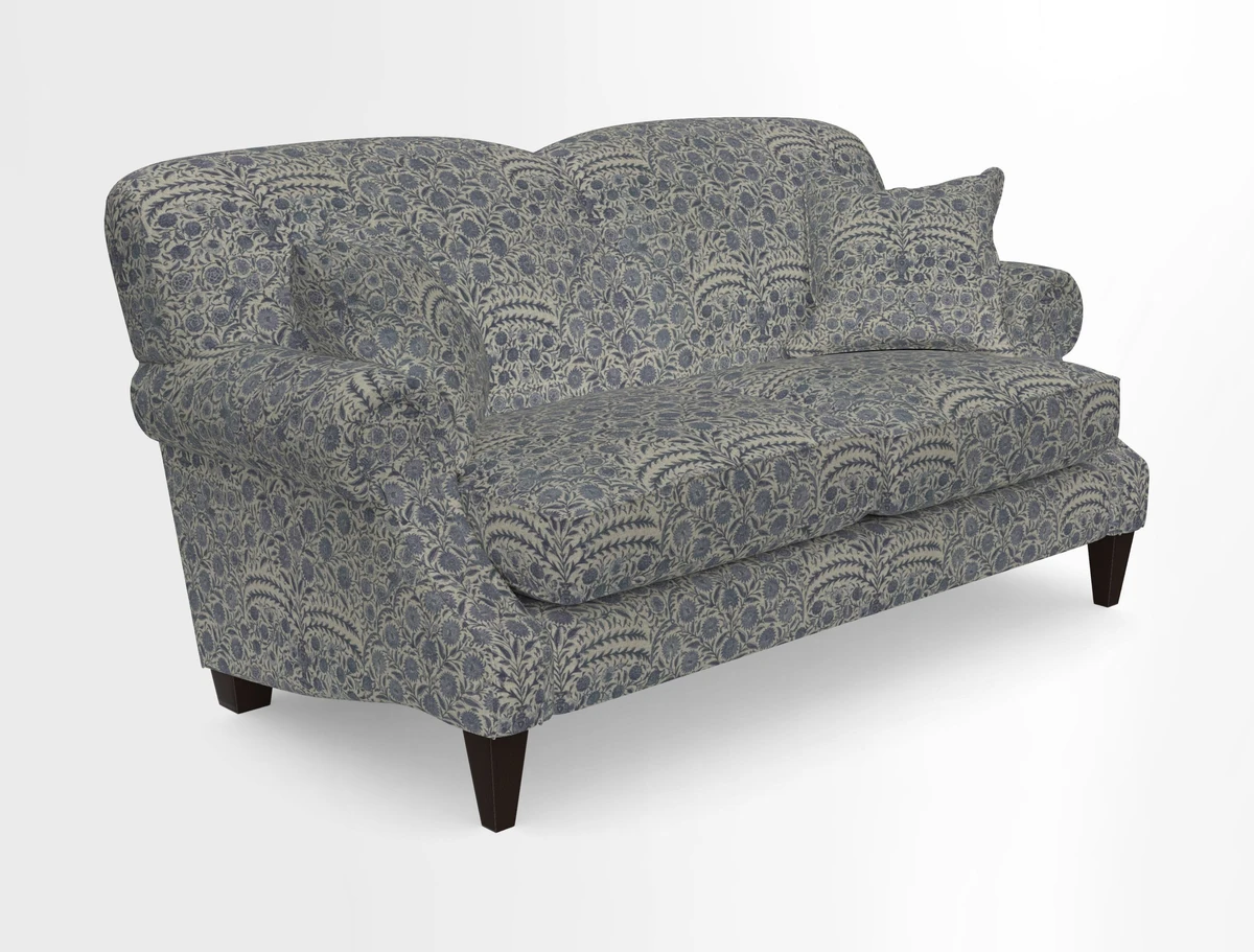 Tangmere 2.5 Seater Sofa in Floral Linen L'Oiseaux Tapestry 