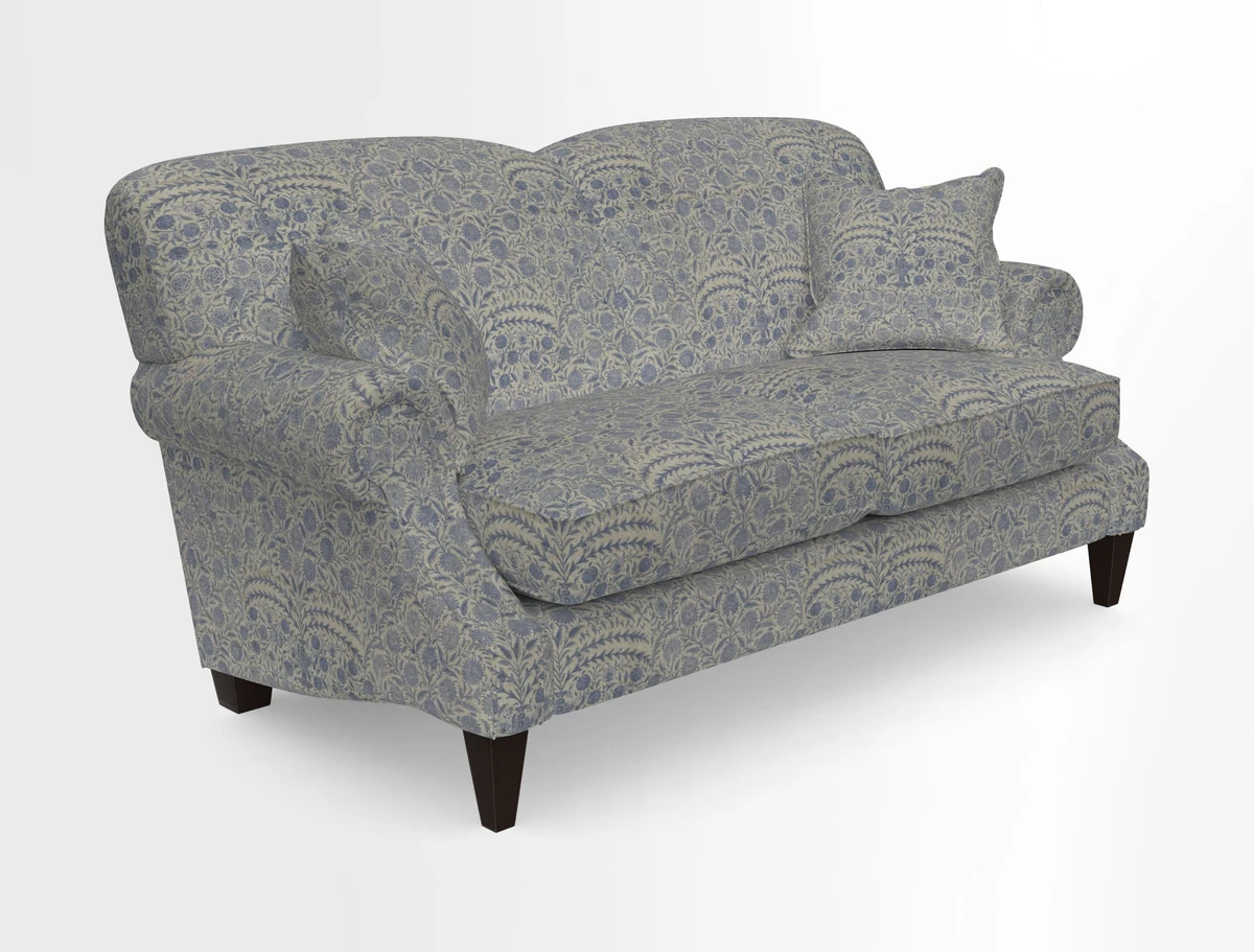Tangmere 2.5 Seater Sofa in Floral Linen L'Oiseaux Tapestry 