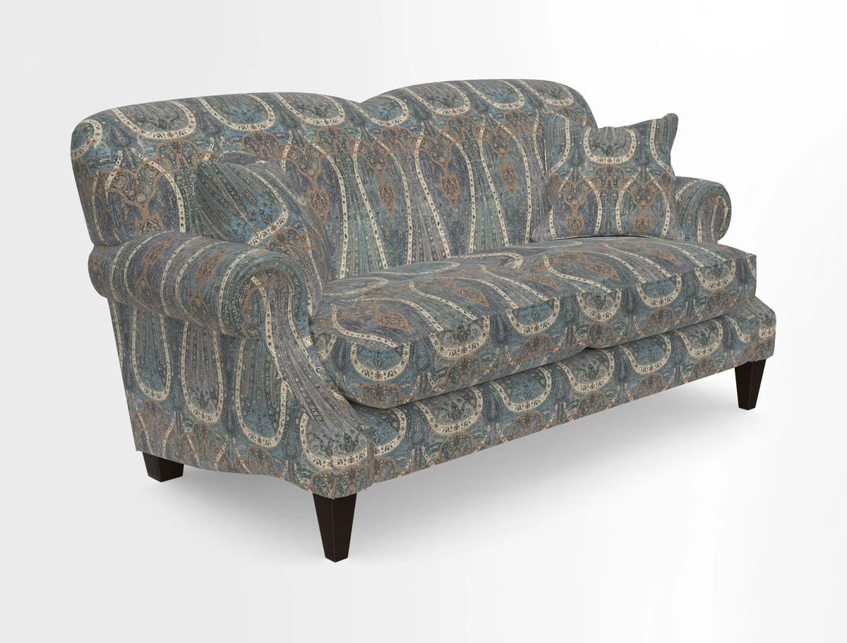 Tangmere 2.5 Seater Sofa in Floral Linen L'Oiseaux Tapestry 
