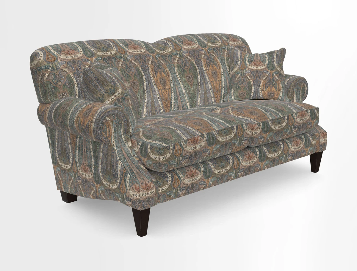 Tangmere 2.5 Seater Sofa in Floral Linen L'Oiseaux Tapestry 