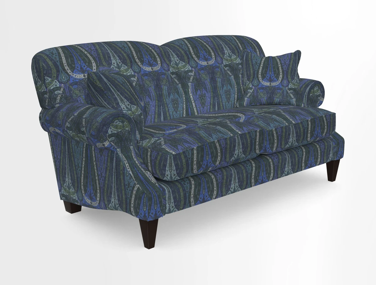 Tangmere 2.5 Seater Sofa in Floral Linen L'Oiseaux Tapestry 
