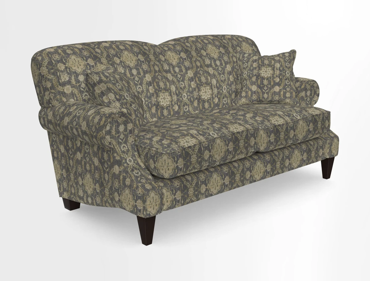 Tangmere 2.5 Seater Sofa in Floral Linen L'Oiseaux Tapestry 