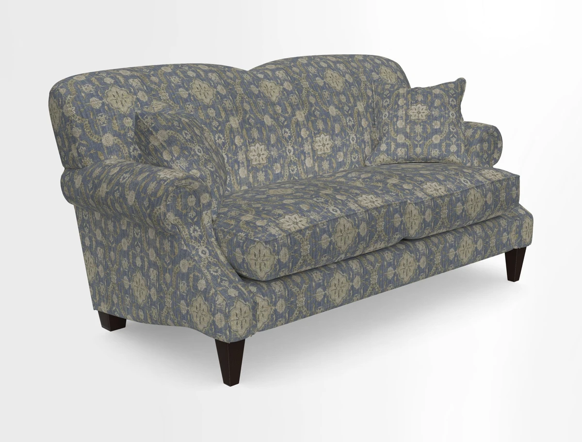Tangmere 2.5 Seater Sofa in Floral Linen L'Oiseaux Tapestry 