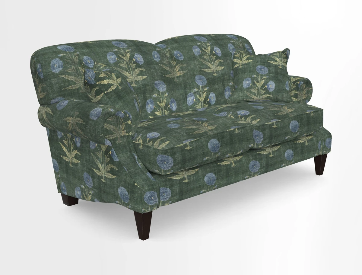 Tangmere 2.5 Seater Sofa in Floral Linen L'Oiseaux Tapestry 