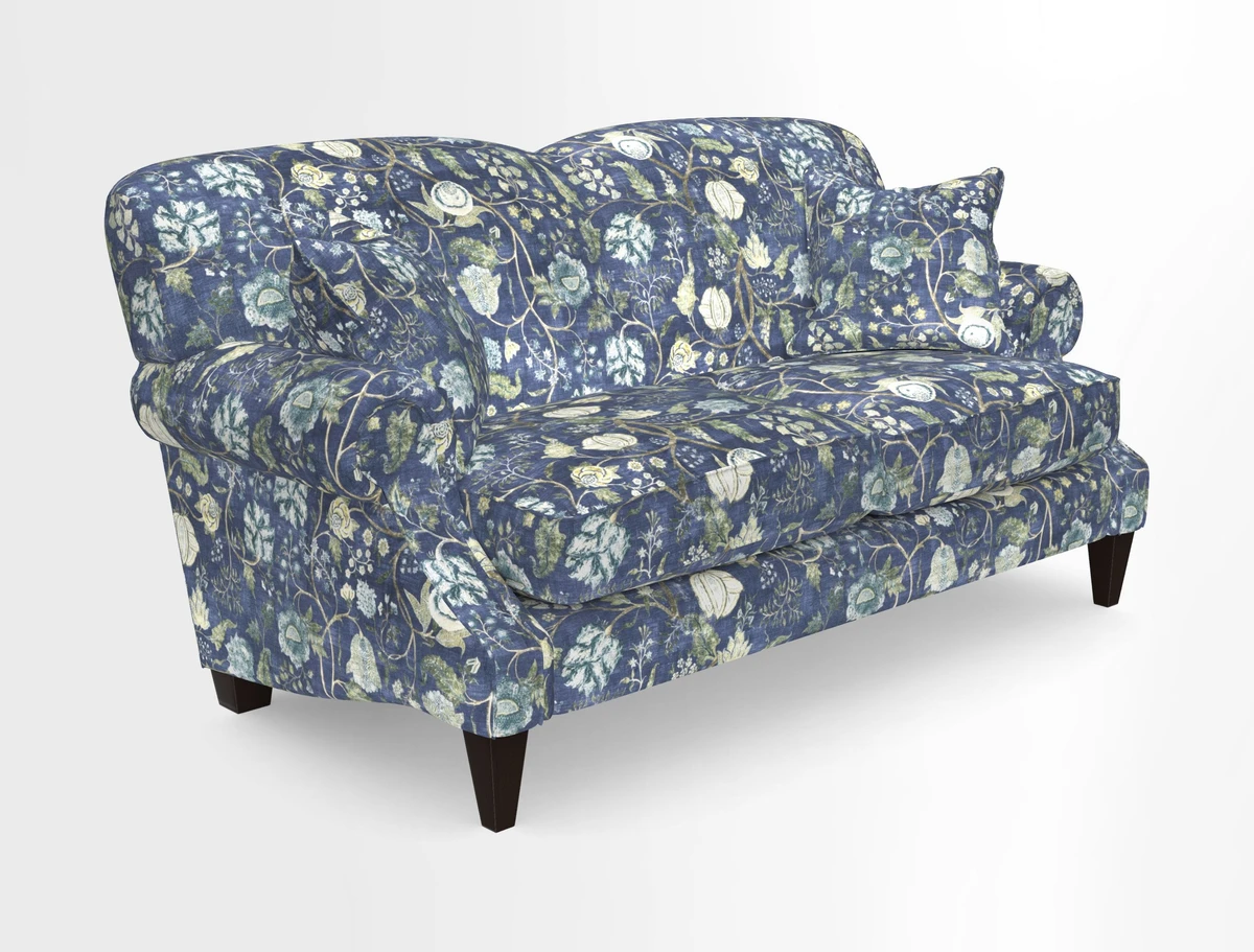 Tangmere 2.5 Seater Sofa in Floral Linen L'Oiseaux Tapestry 