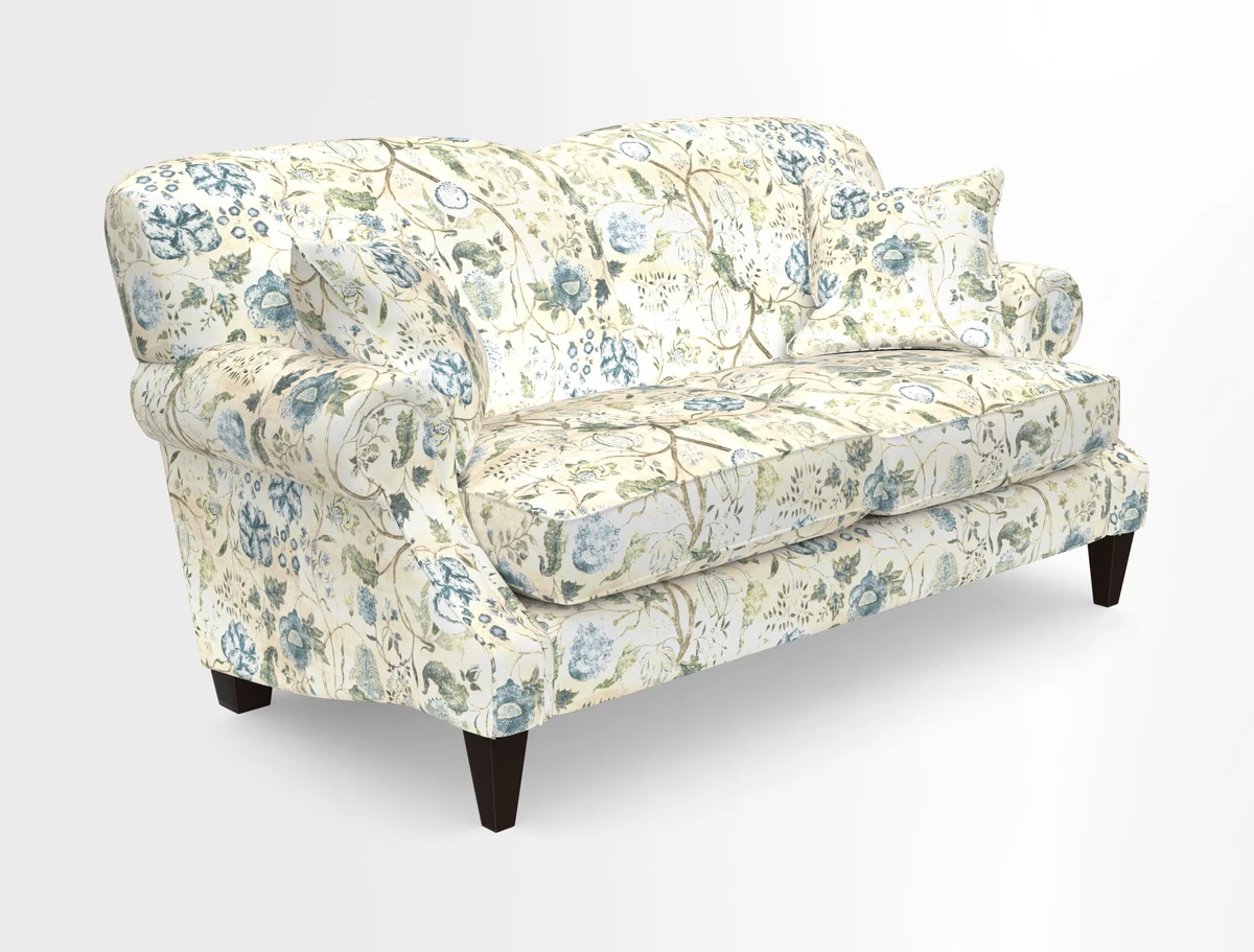Tangmere 2.5 Seater Sofa in Floral Linen L'Oiseaux Tapestry 