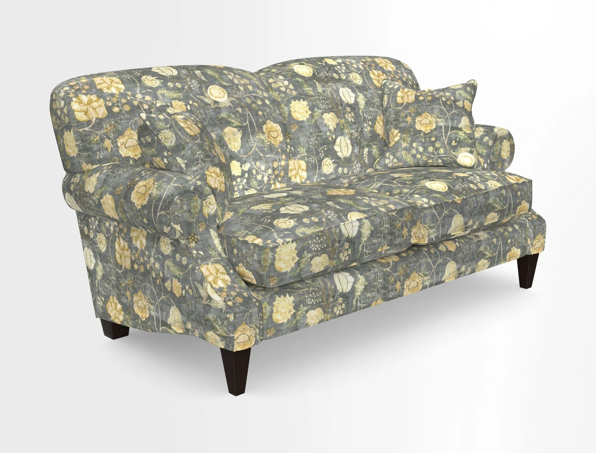 Tangmere 2.5 Seater Sofa in Floral Linen L'Oiseaux Tapestry 