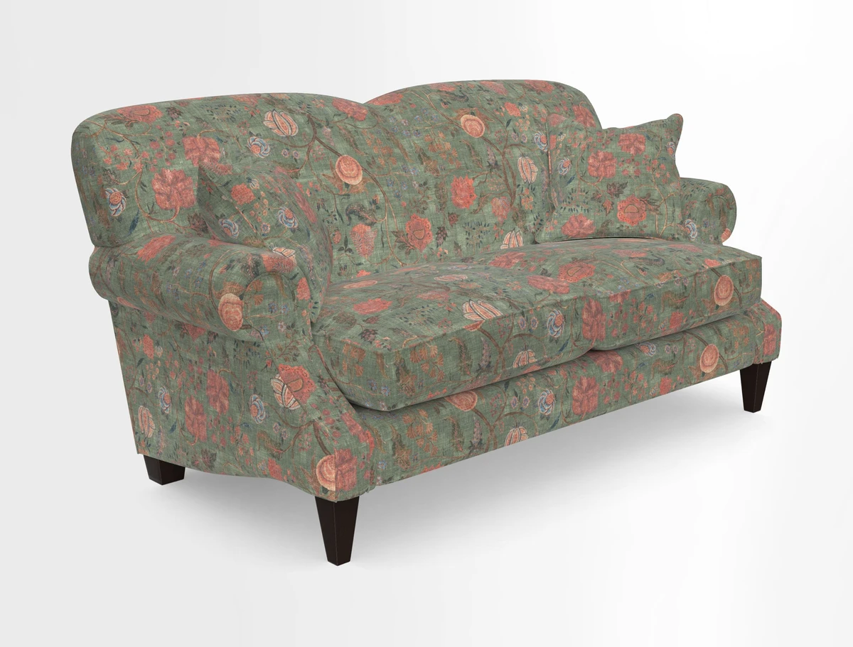 Tangmere 2.5 Seater Sofa in Floral Linen L'Oiseaux Tapestry 