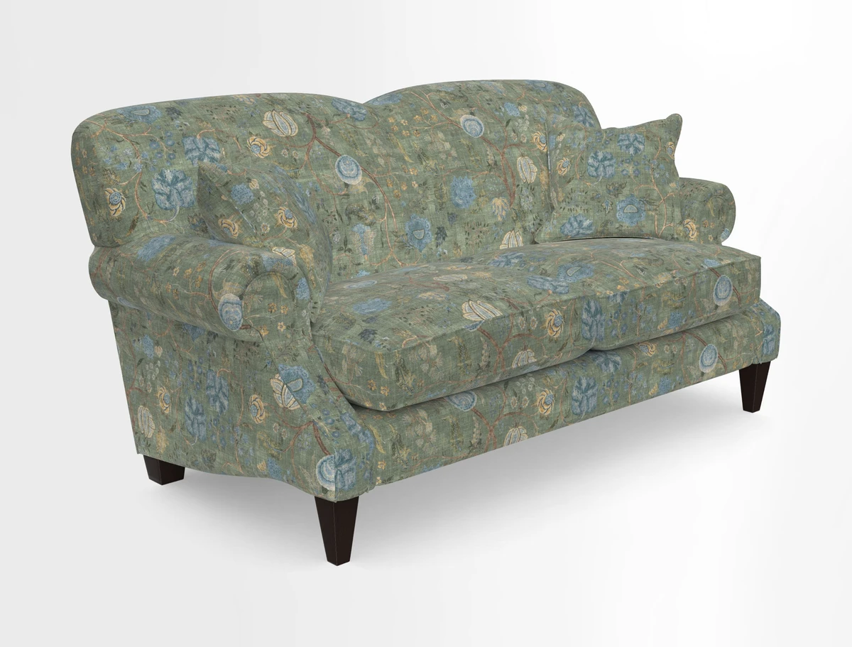 Tangmere 2.5 Seater Sofa in Floral Linen L'Oiseaux Tapestry 