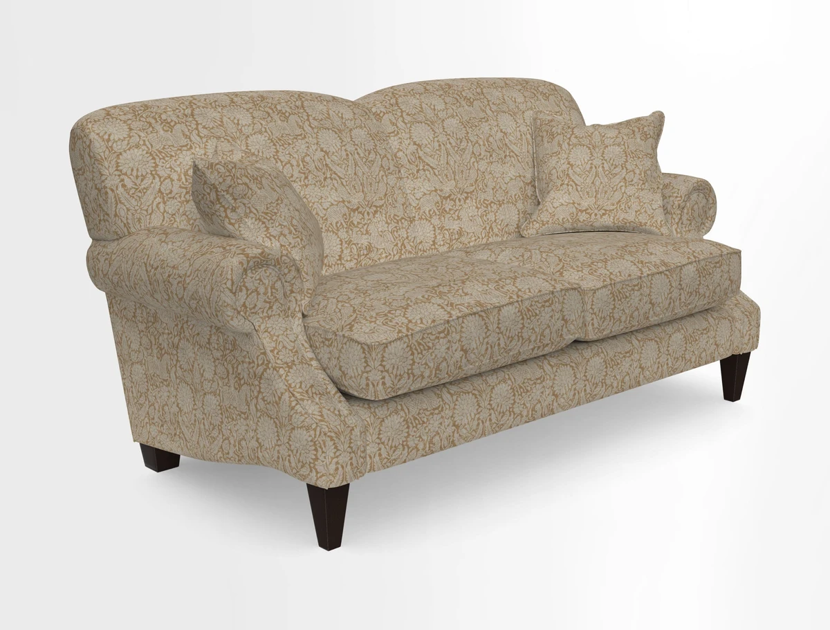 Tangmere 2.5 Seater Sofa in Floral Linen L'Oiseaux Tapestry 
