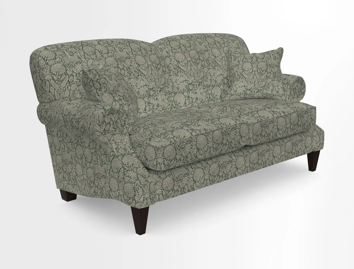 Tangmere 2.5 Seater Sofa in Floral Linen L'Oiseaux Tapestry 
