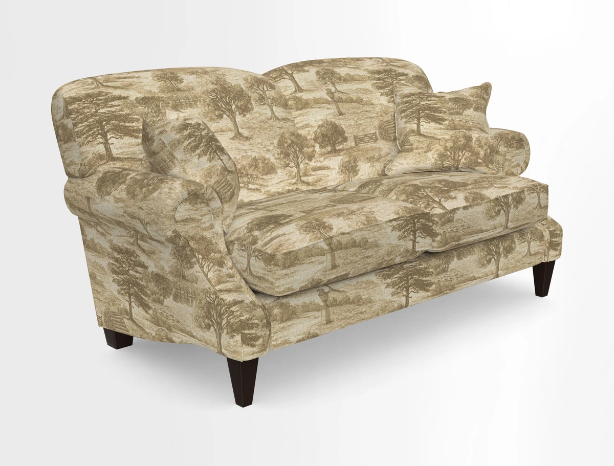 Tangmere 2.5 Seater Sofa in Floral Linen L'Oiseaux Tapestry 