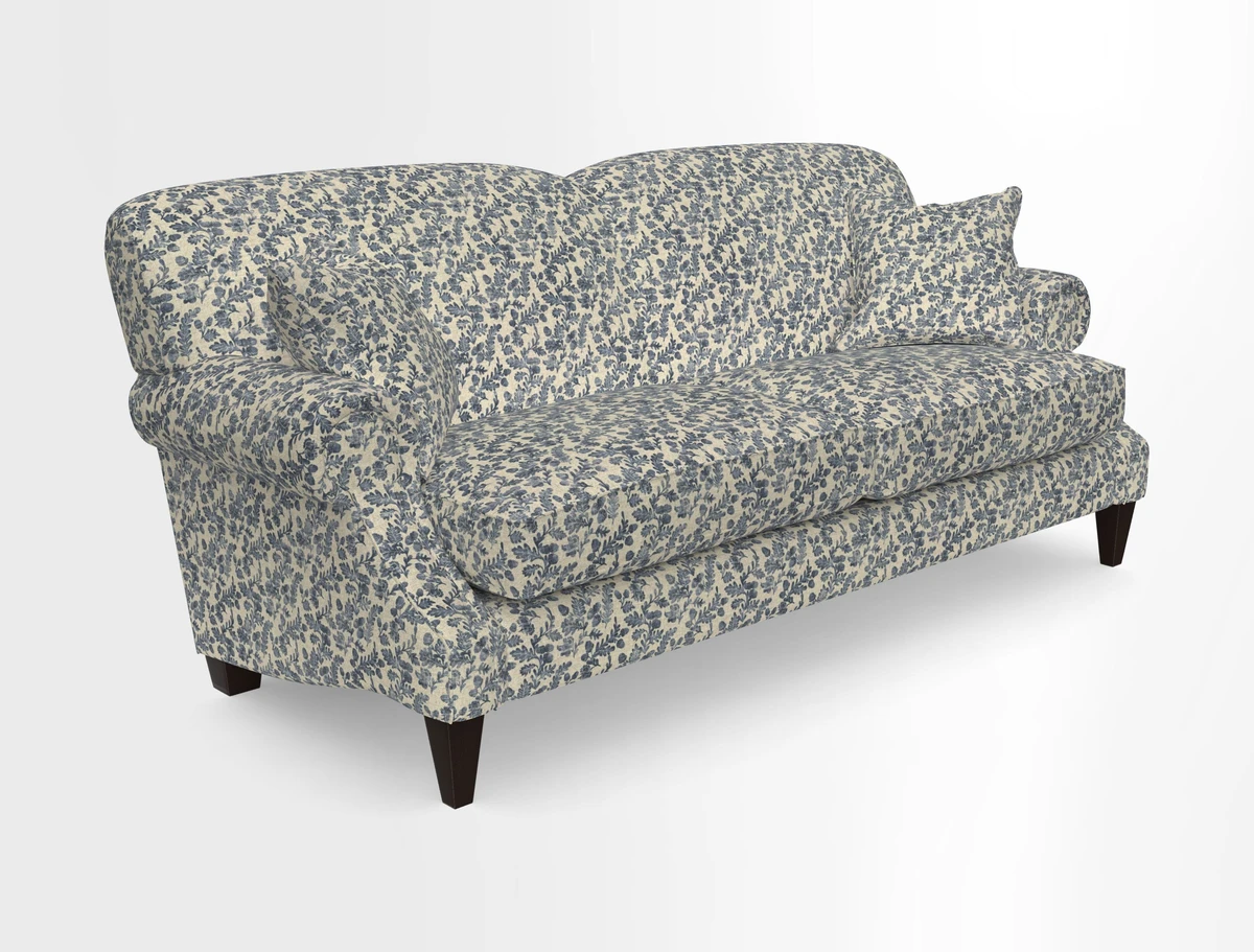 Tangmere 3 Seater Sofa in Floral Linen L'Oiseaux Tapestry 