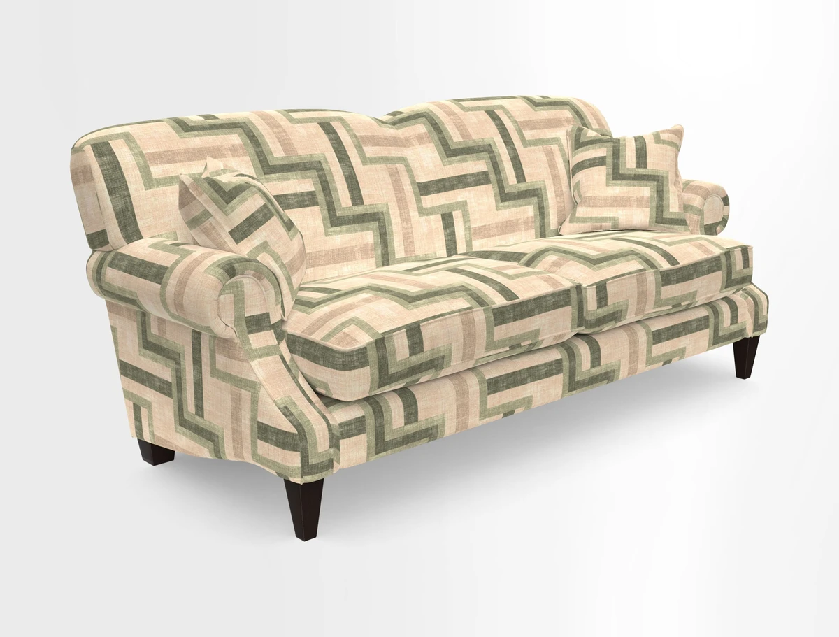 Tangmere 3 Seater Sofa in Floral Linen L'Oiseaux Tapestry 