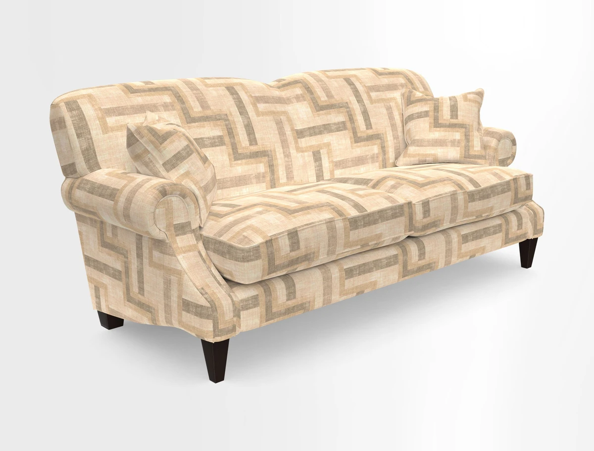 Tangmere 3 Seater Sofa in Floral Linen L'Oiseaux Tapestry 