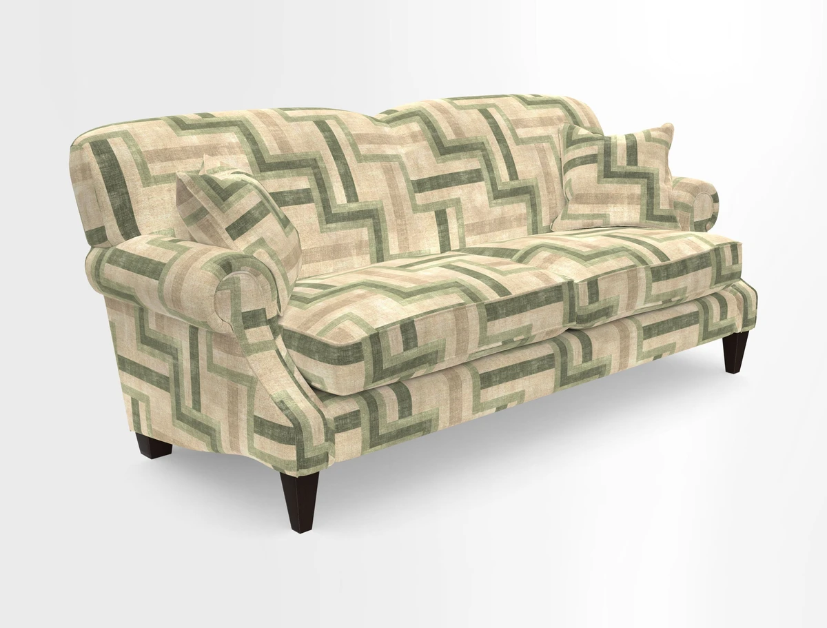 Tangmere 3 Seater Sofa in Floral Linen L'Oiseaux Tapestry 