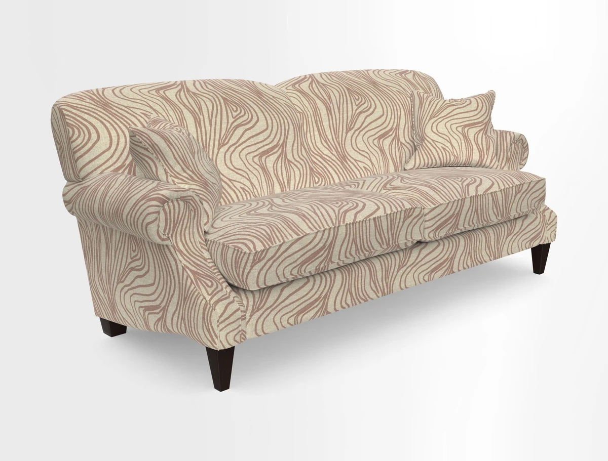 Tangmere 3 Seater Sofa in Floral Linen L'Oiseaux Tapestry 