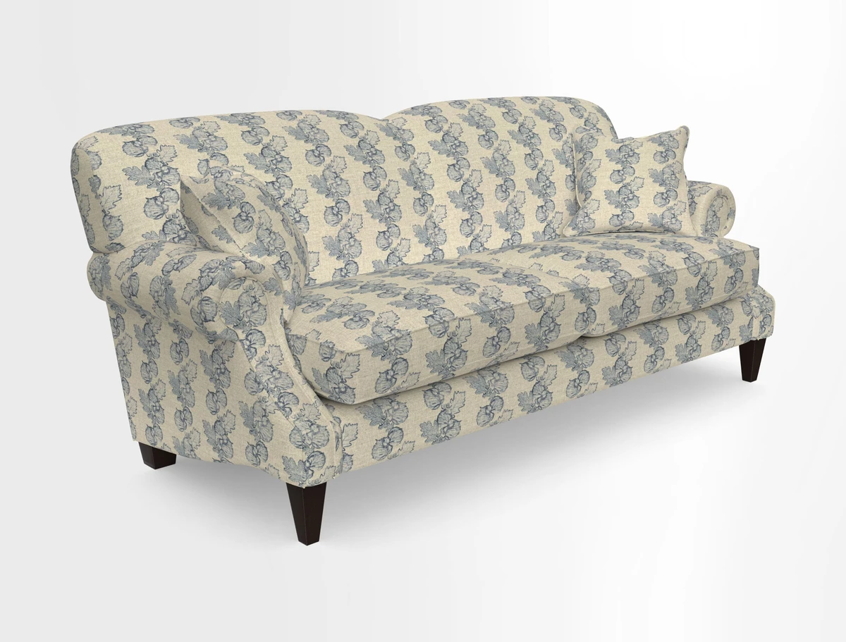 Tangmere 3 Seater Sofa in Floral Linen L'Oiseaux Tapestry 