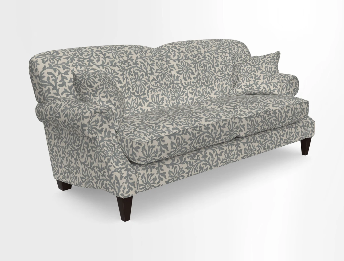 Tangmere 3 Seater Sofa in Floral Linen L'Oiseaux Tapestry 