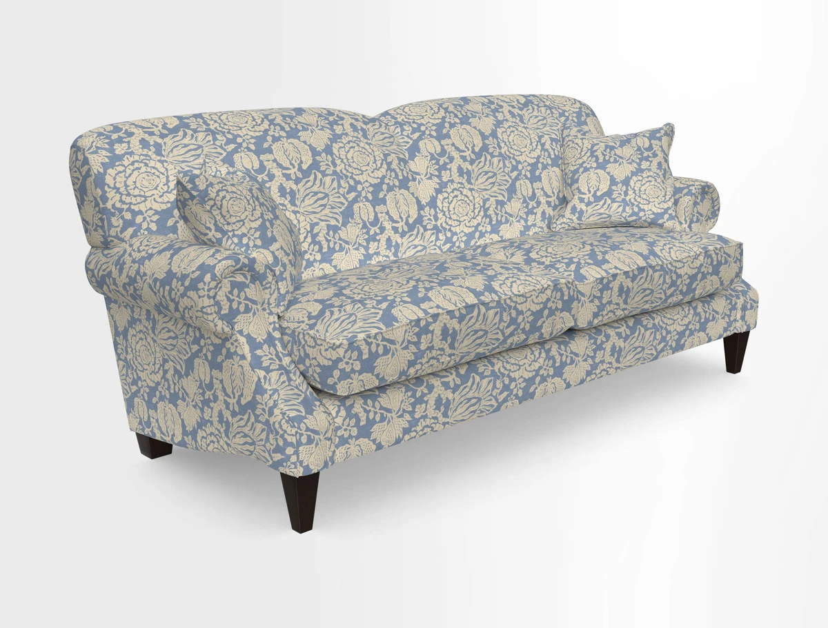 Tangmere 3 Seater Sofa in Floral Linen L'Oiseaux Tapestry 