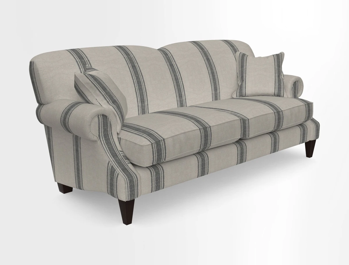 Tangmere 3 Seater Sofa in Floral Linen L'Oiseaux Tapestry 