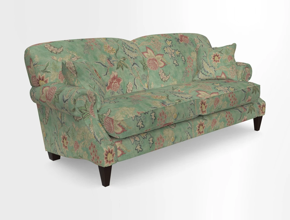 Tangmere 3 Seater Sofa in Floral Linen L'Oiseaux Tapestry 