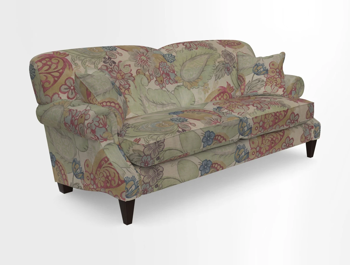 Tangmere 3 Seater Sofa in Floral Linen L'Oiseaux Tapestry 