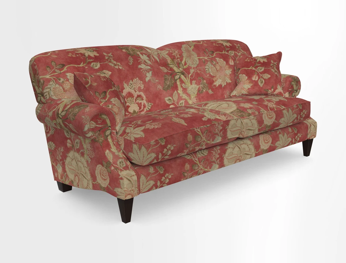 Tangmere 3 Seater Sofa in Floral Linen L'Oiseaux Tapestry 