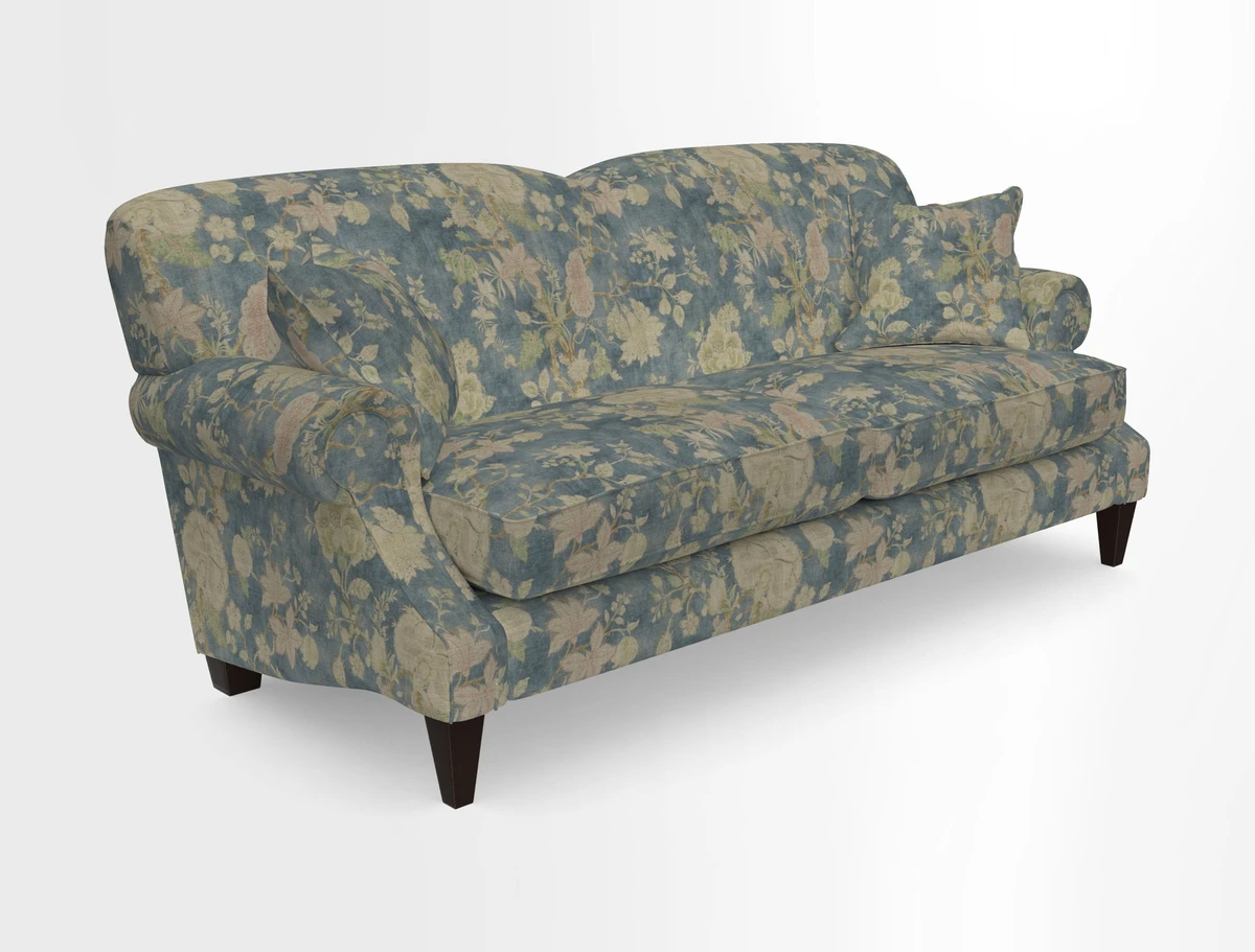 Tangmere 3 Seater Sofa in Floral Linen L'Oiseaux Tapestry 