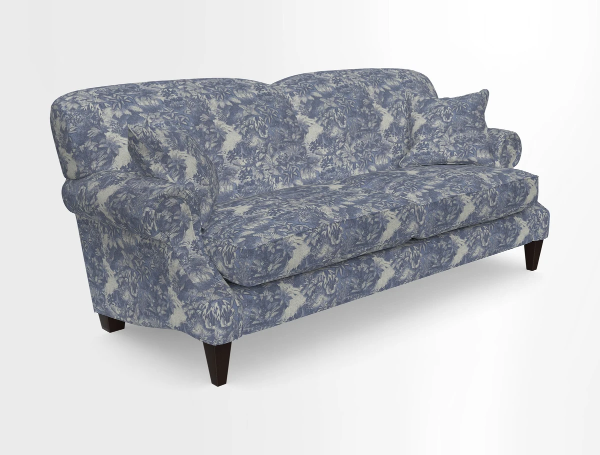 Tangmere 3 Seater Sofa in Floral Linen L'Oiseaux Tapestry 