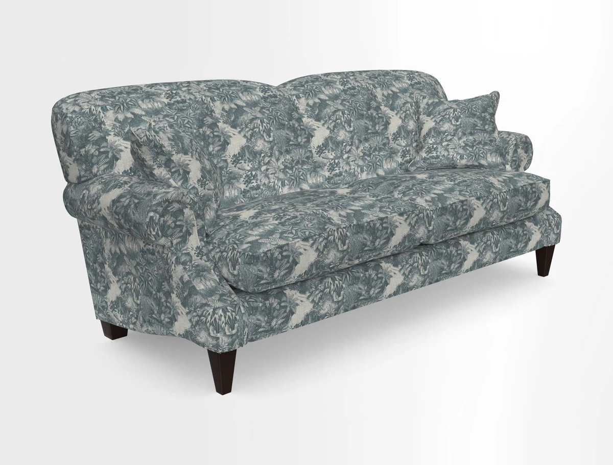 Tangmere 3 Seater Sofa in Floral Linen L'Oiseaux Tapestry 