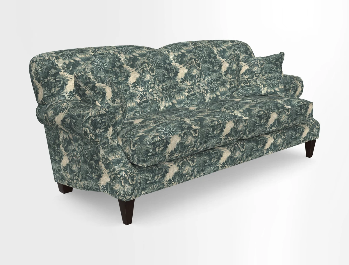 Tangmere 3 Seater Sofa in Floral Linen L'Oiseaux Tapestry 