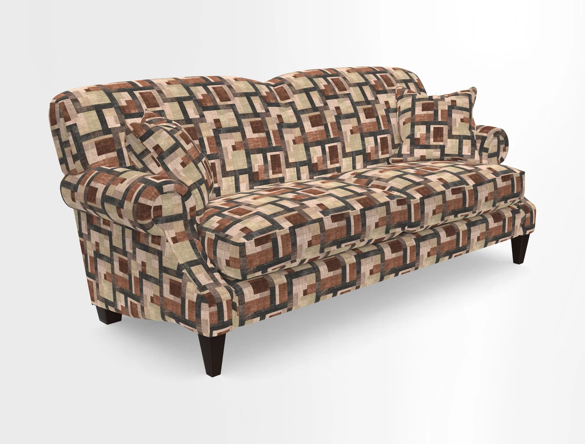 Tangmere 3 Seater Sofa in Floral Linen L'Oiseaux Tapestry 