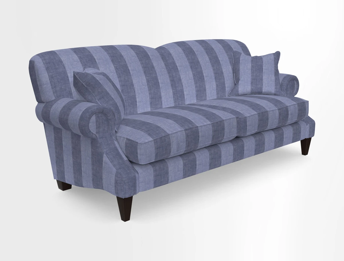 Tangmere 3 Seater Sofa in Floral Linen L'Oiseaux Tapestry 