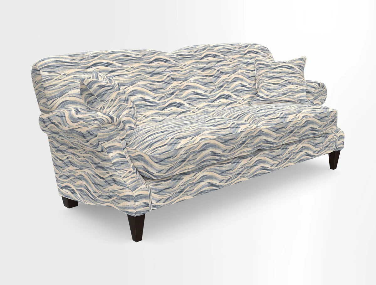 Tangmere 3 Seater Sofa in Floral Linen L'Oiseaux Tapestry 