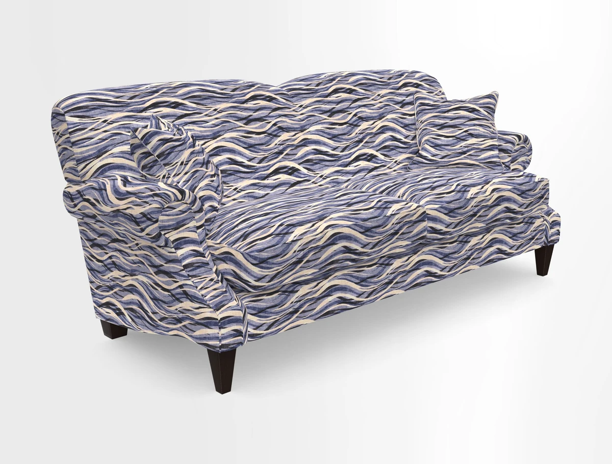 Tangmere 3 Seater Sofa in Floral Linen L'Oiseaux Tapestry 