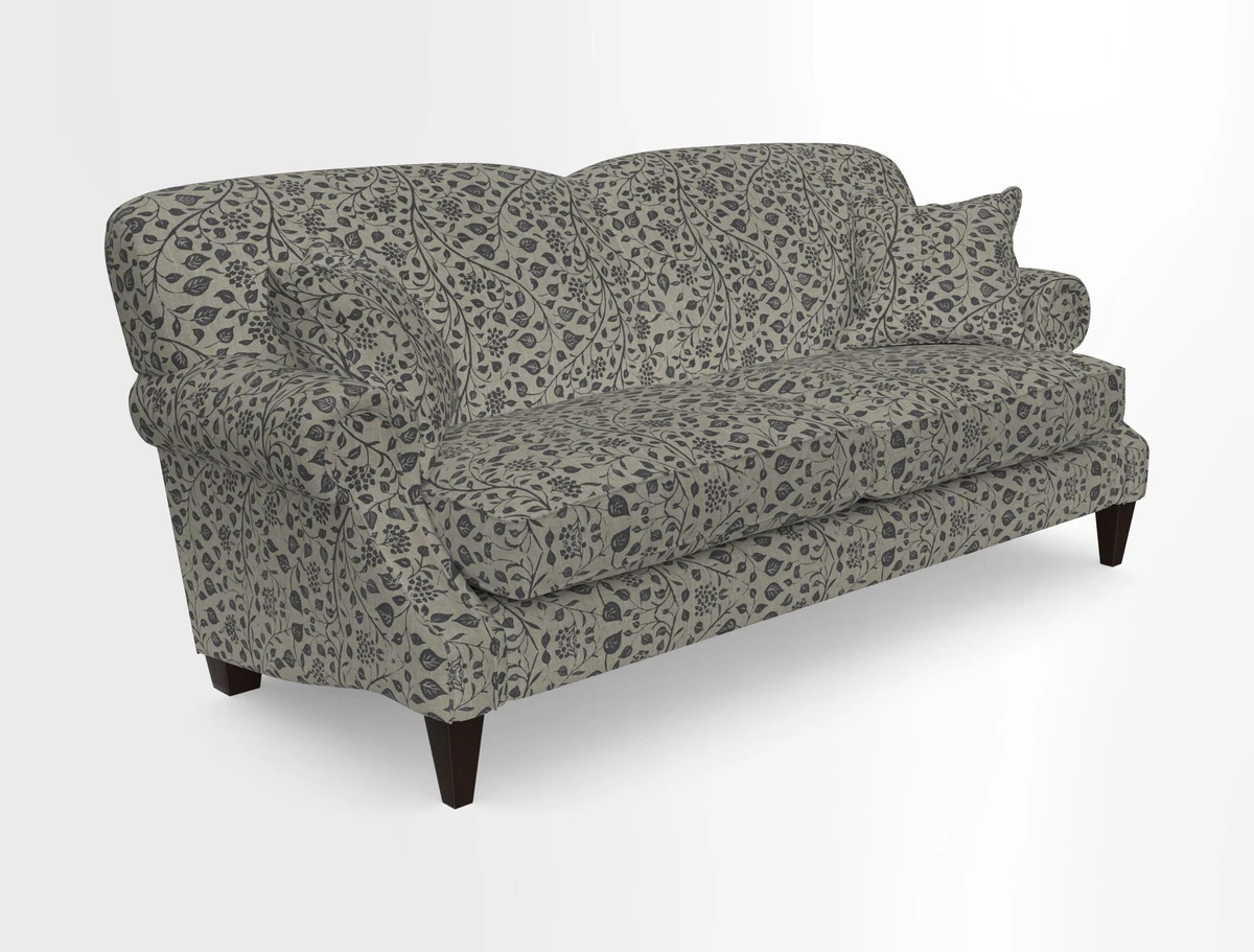 Tangmere 3 Seater Sofa in Floral Linen L'Oiseaux Tapestry 
