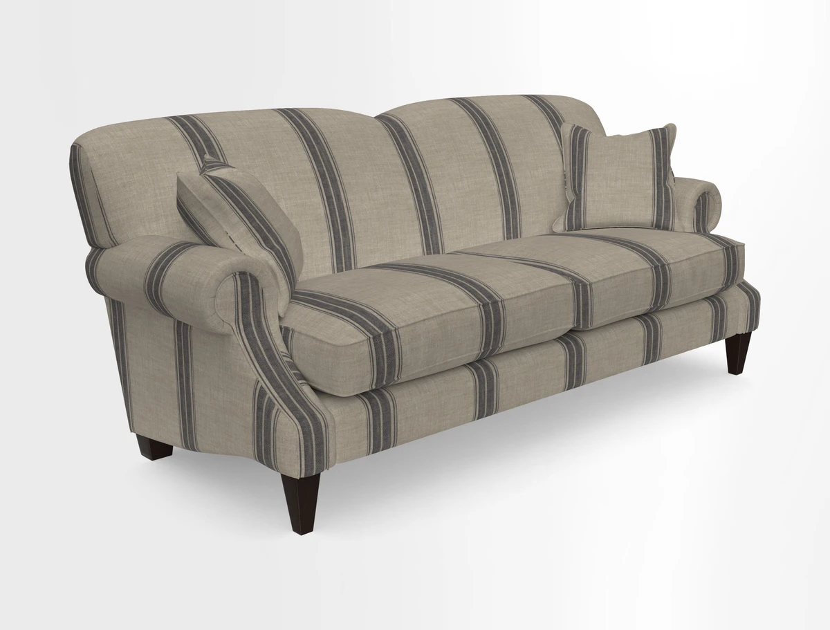 Tangmere 3 Seater Sofa in Floral Linen L'Oiseaux Tapestry 
