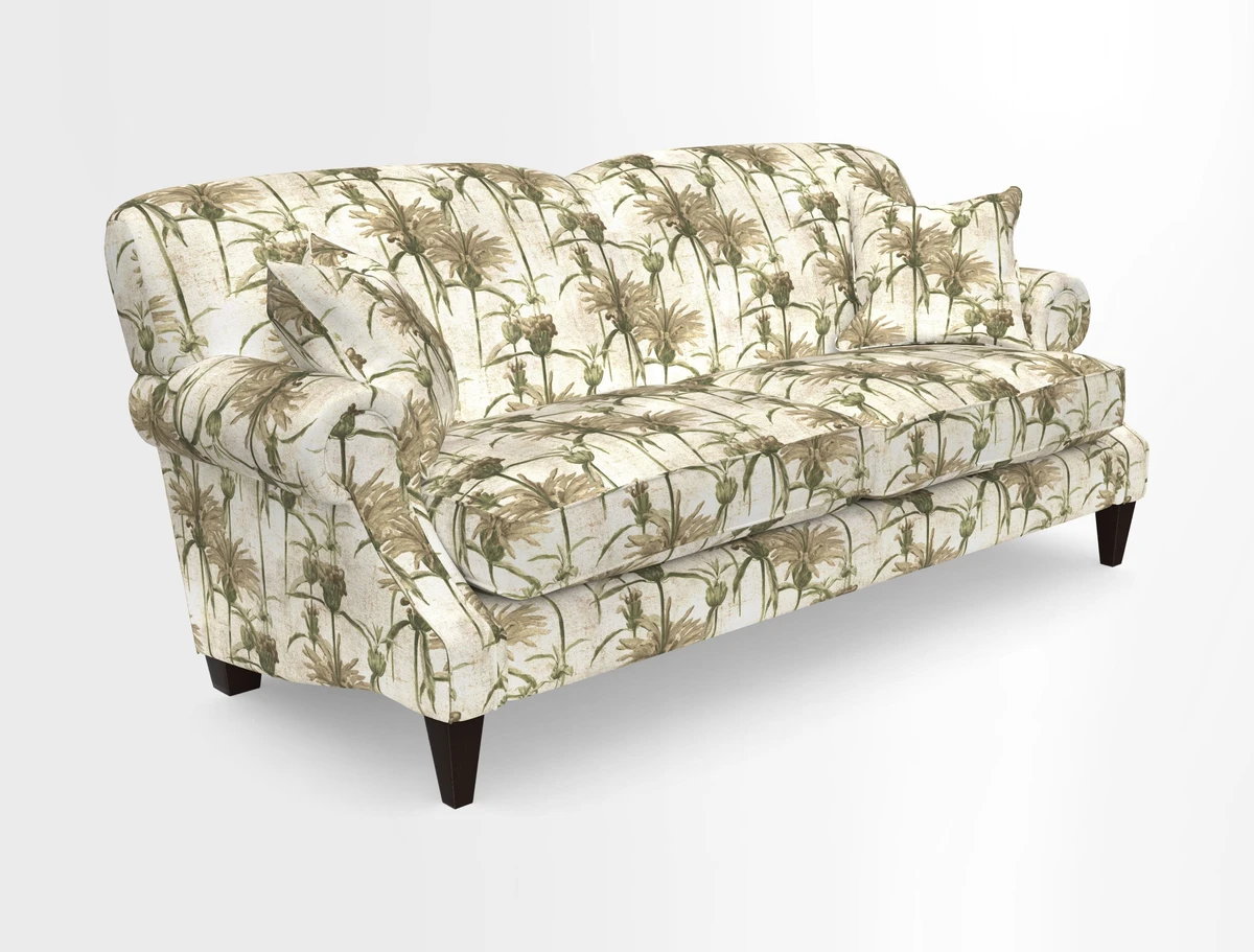 Tangmere 3 Seater Sofa in Floral Linen L'Oiseaux Tapestry 