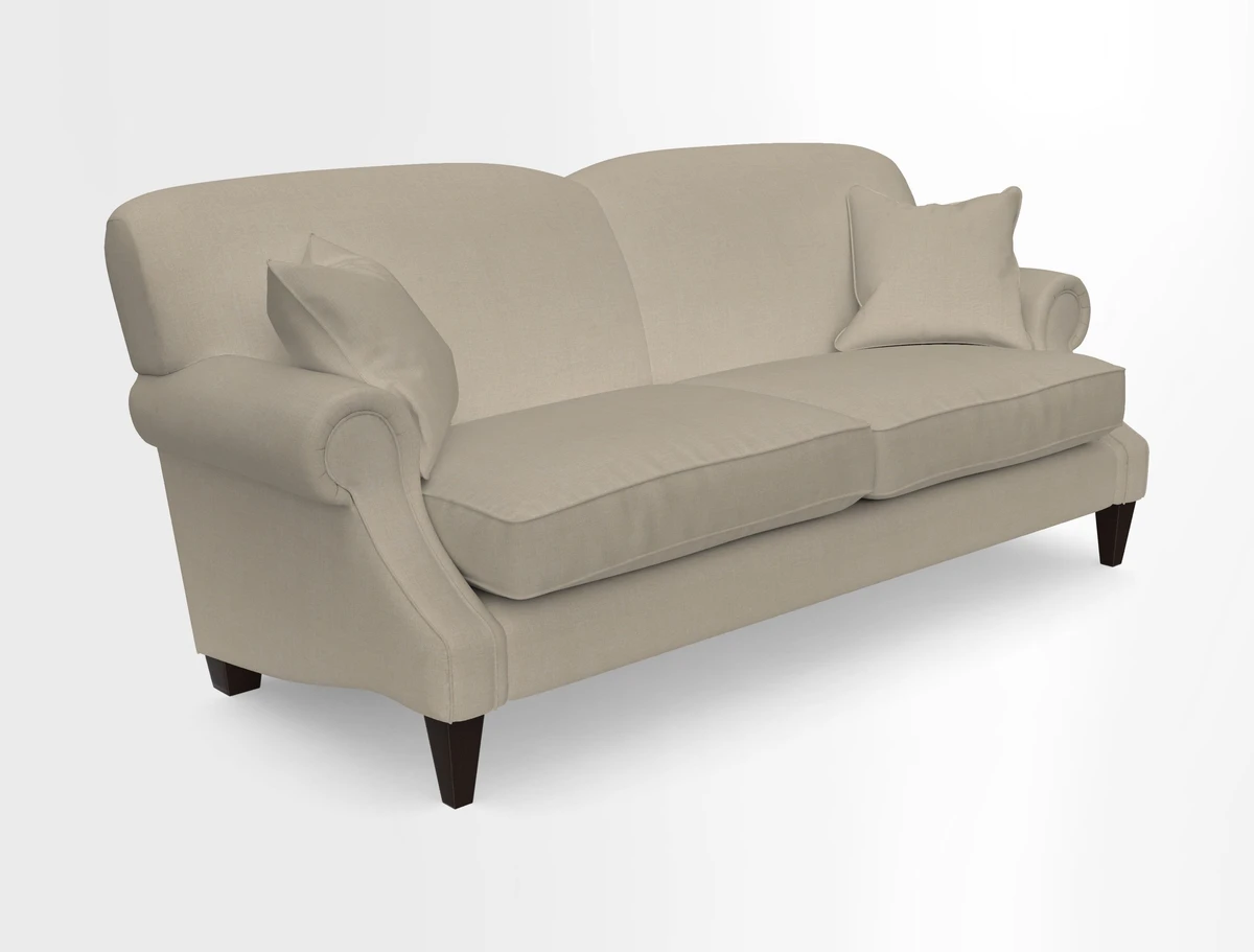 Tangmere 3 Seater Sofa in Floral Linen L'Oiseaux Tapestry 