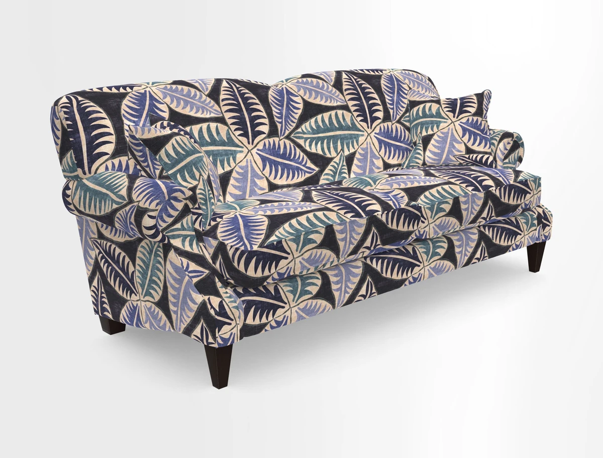 Tangmere 3 Seater Sofa in Floral Linen L'Oiseaux Tapestry 