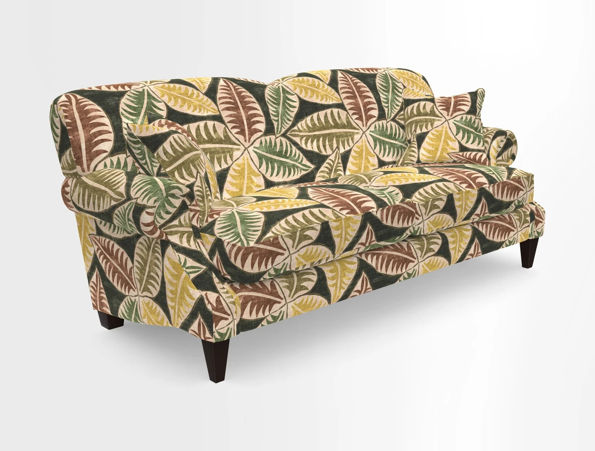 Tangmere 3 Seater Sofa in Floral Linen L'Oiseaux Tapestry 