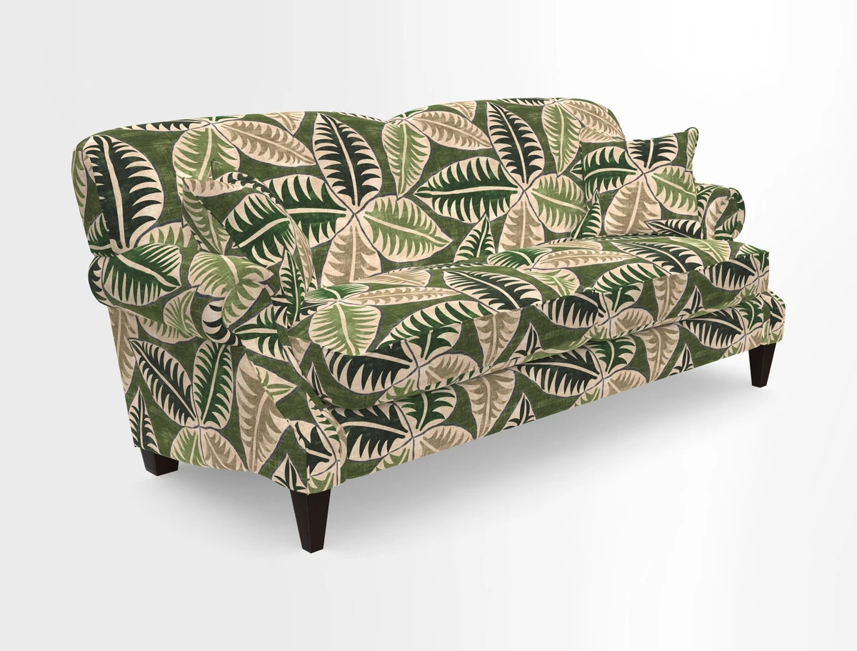 Tangmere 3 Seater Sofa in Floral Linen L'Oiseaux Tapestry 