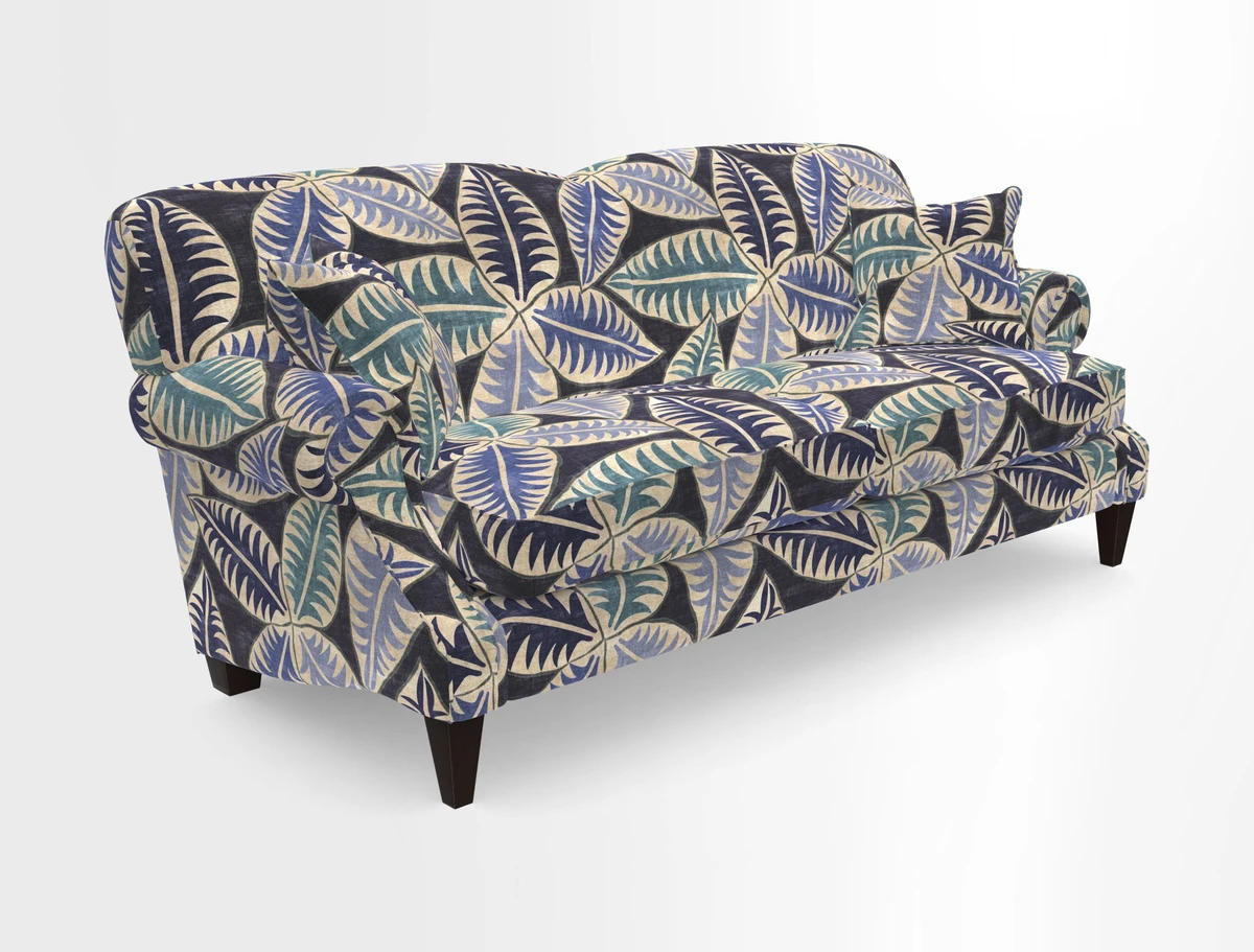 Tangmere 3 Seater Sofa in Floral Linen L'Oiseaux Tapestry 
